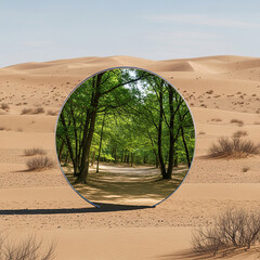 sand dunes in the desert
