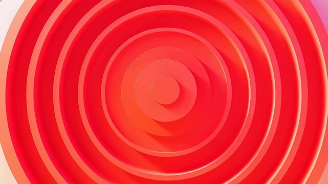 Abstract concentric circles with gradient
