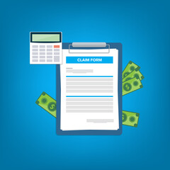 Insurance claim form