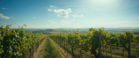 Obraz premium Scenic Austria Landscape Featuring a Clear Blue Sky