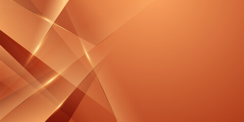 Abstract background vector illustration with a modern design, orange and gold colors, and geometric elements.