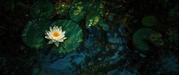 Obraz premium Victoria Regia: the biggest water lily in the world featuring background, flower, texture, water, nature, spring, leaf, forest, beauty, garden