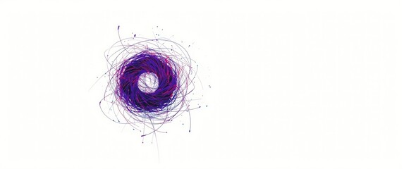 Scribble and ink hatching created with a typewriter, isolated on white background