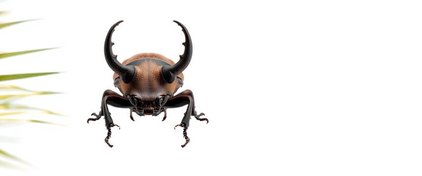 Coconut beetle n (Oryctes rhinoceros)