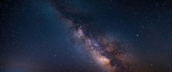 Fototapeta premium A multitude of stars in the night sky