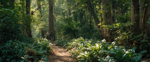 Obraz premium Jeju forest and tree images taken while strolling