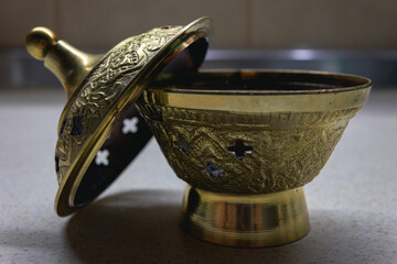 Decorative Orthodox candle for incense