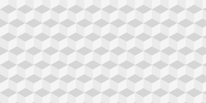 Cubic pattern and seamless cube grid hexagon technology background. Geometric pattern illustration mosaic, square and triangle wallpaper.