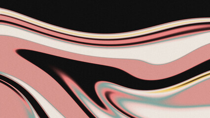 Vibrant Cyberpunk Gradient Background with Blue and Pink Grainy Liquid Wave