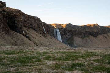 Seljalandsfoss, beautiful waterfall in southern Iceland