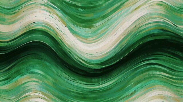 Abstract wave patterns with expressive watercolor or oil paint brush strokes.