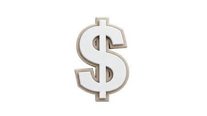 Obraz premium 3D Rendered Dollar Sign