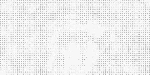 Light Gray Abstract Halftone Dot Pattern Minimal Background. Suit for banner, web, brochure, pamflet, poster and presentation