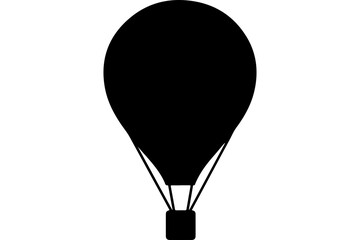Hot Air Balloon Silhouette Design