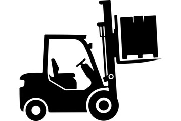 Forklift with Pallet Icon