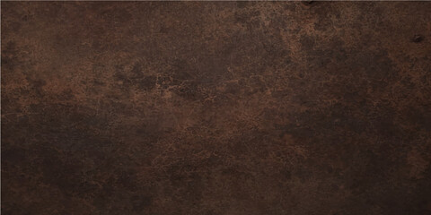 An aged dark brown leather texture with a rough vintage grunge pattern on a weathered material surface creates a blank antique parchment backdrop