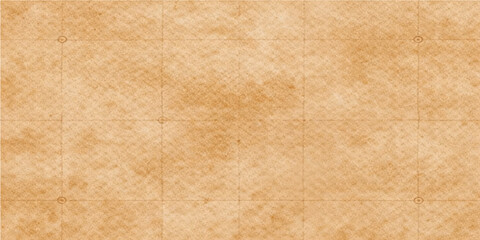 Obraz premium Antique aged brown parchment texture with a stained vintage grunge pattern on a rough ancient paper surface for a retro design