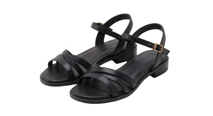 black female, women fashionable sandals, summer footwear 