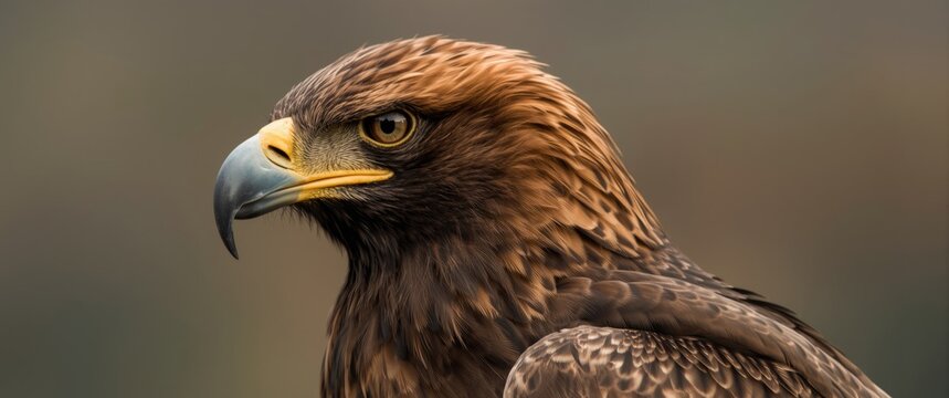Across Africa's vast cape, an old eagle perches on a aged branch, its piercing gaze capturing the complexity of the natural environment.