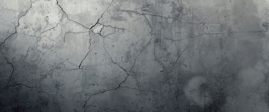 Grey cement walls painted, captured from nearby