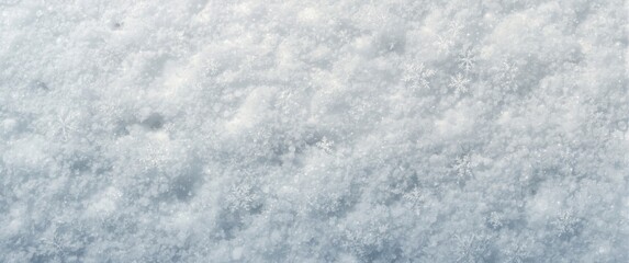 Obraz premium Snow Texture in Winter: Top View of Snowflakes and White Snow for Design