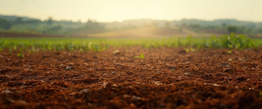 Texture of Laterite soil in farming areas