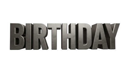 The word birthday on black background with the word birthday in the.