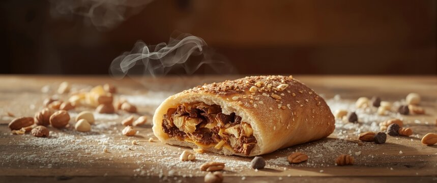 Roti Kasur or Torn Bread: Soft Bread Filled with Chocolate, Cheese, and Nuts