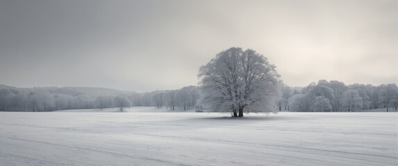 Fototapeta premium Winter Scene in the Park
