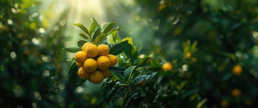 Citrus plants such as lime and pecel oranges originate from Asia and Central America