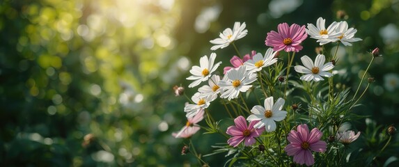 Cosmos, the genus name, is derived from the Greek term kosmos, meaning beautiful
