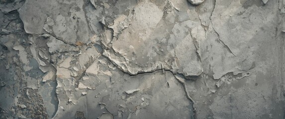 High-Resolution Grunge Wall with Peeling Paint Texture for Design Projects
