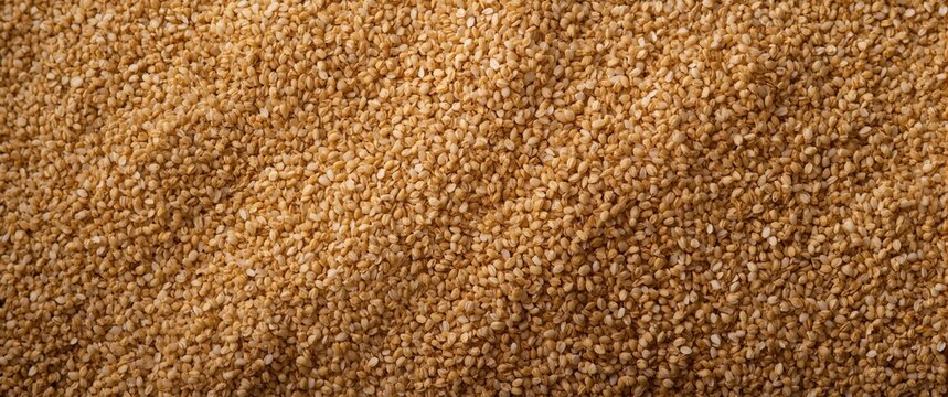 Bulgur wheat texture in close-up for background use