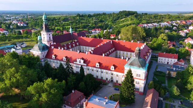 Trzebnica Abbey near Wroclaw in Lower Silesian Voivodeship, Poland