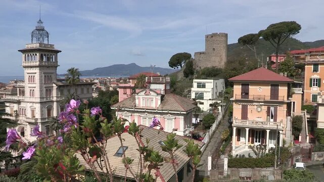 A residential district in Chiavari