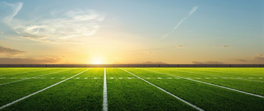 Parallel-lined grass track designed for athletic running