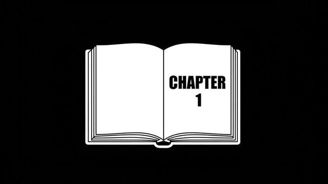 Chapter One: An open book against a striking backdrop, poised with anticipation, this image evokes the promise of new beginnings.