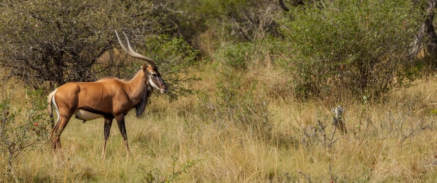 Eland antelope, known as the common, southern, or eland, is found in the savannah and plains of East and Southern Africa
