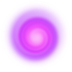 Abstract Purple Spiral Aura with Soft Grainy Texture on Transparent Background