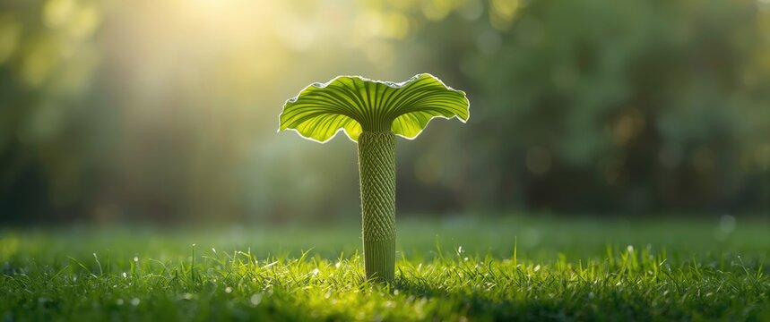 Amorphophallus campanulatus: a naturally patterned tree with edible stem