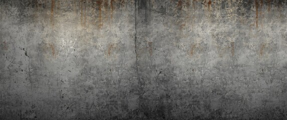 Obraz premium Texture of a grimy gray concrete wall