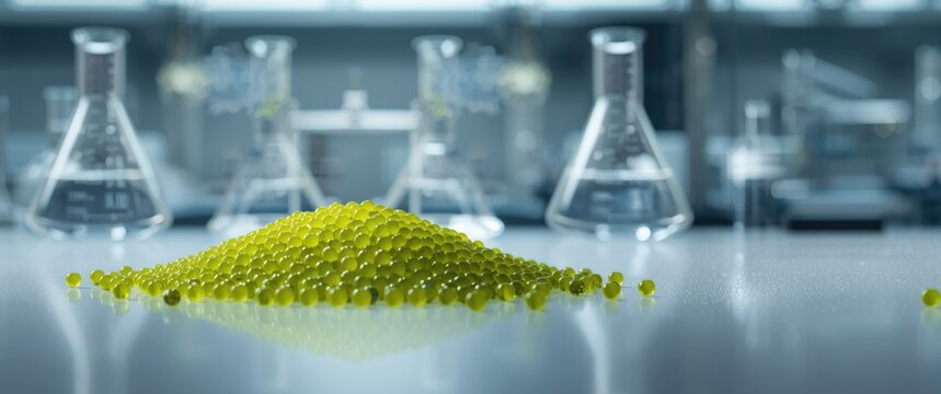 Green-colored plastic polymers resin pallet complete