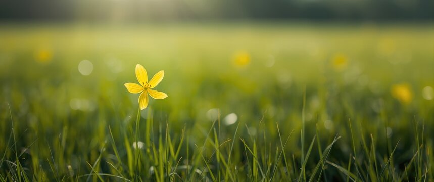Sida acuta and Sida carpinifolia: Yellow five petal flowers in grassy regions