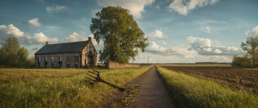 Old deserted warehouse