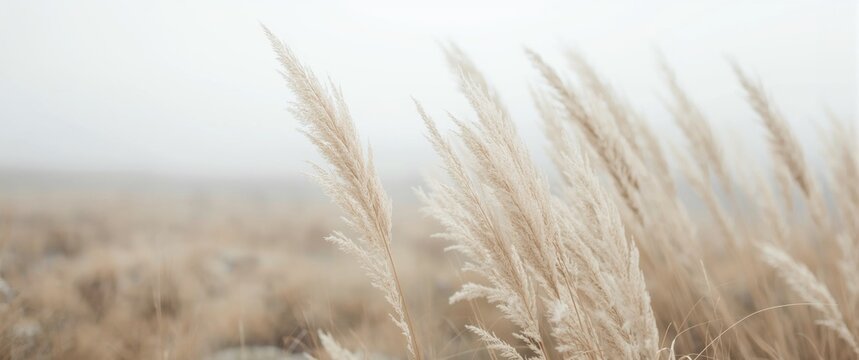 Unpretentious shades of pampas grass