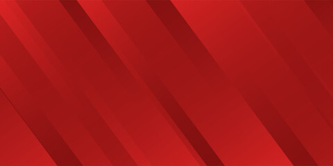 Fototapeta premium banner background. colorful, bright red gradation, slash, memphis, modern design