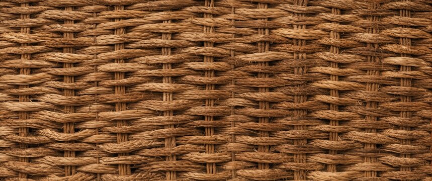 Background texture featuring wicker basket