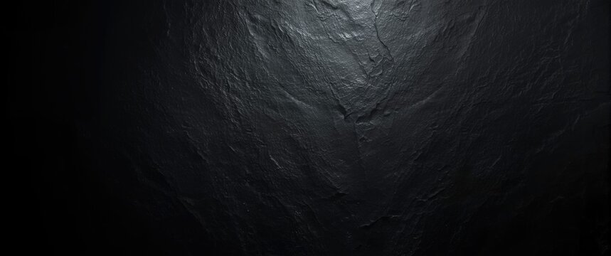Black slate background with slate texture