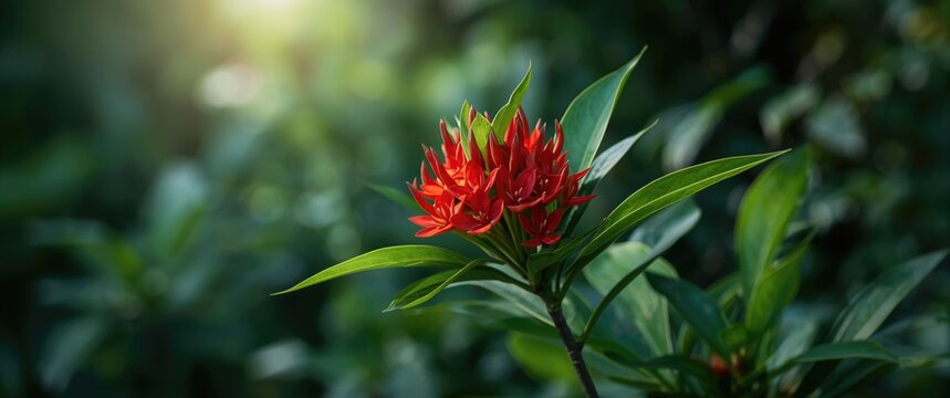 Flowers of the Agapetes serpens Plant