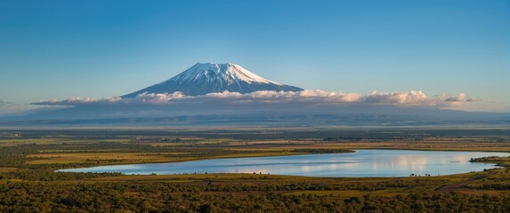 Amboseli Panorama Mount Kilimanjaro With
